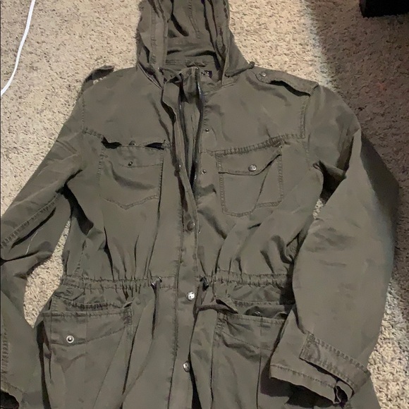 Costco Buffalo Green Cargo Jacket 